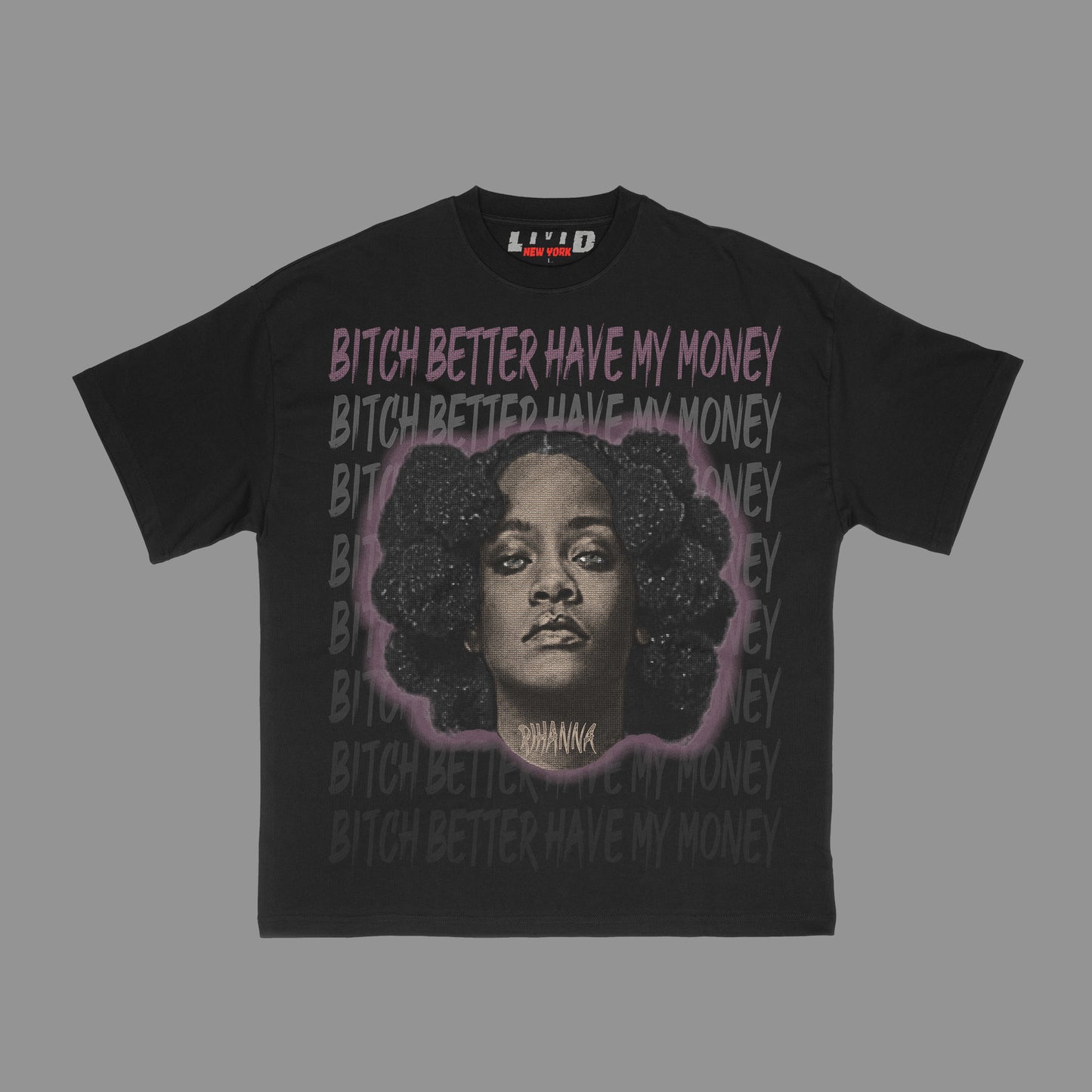 Rihanna v2 Tee Black (5 colors)