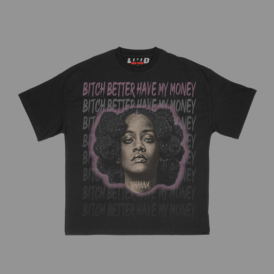 Rihanna v2 Tee Black (5 colors)