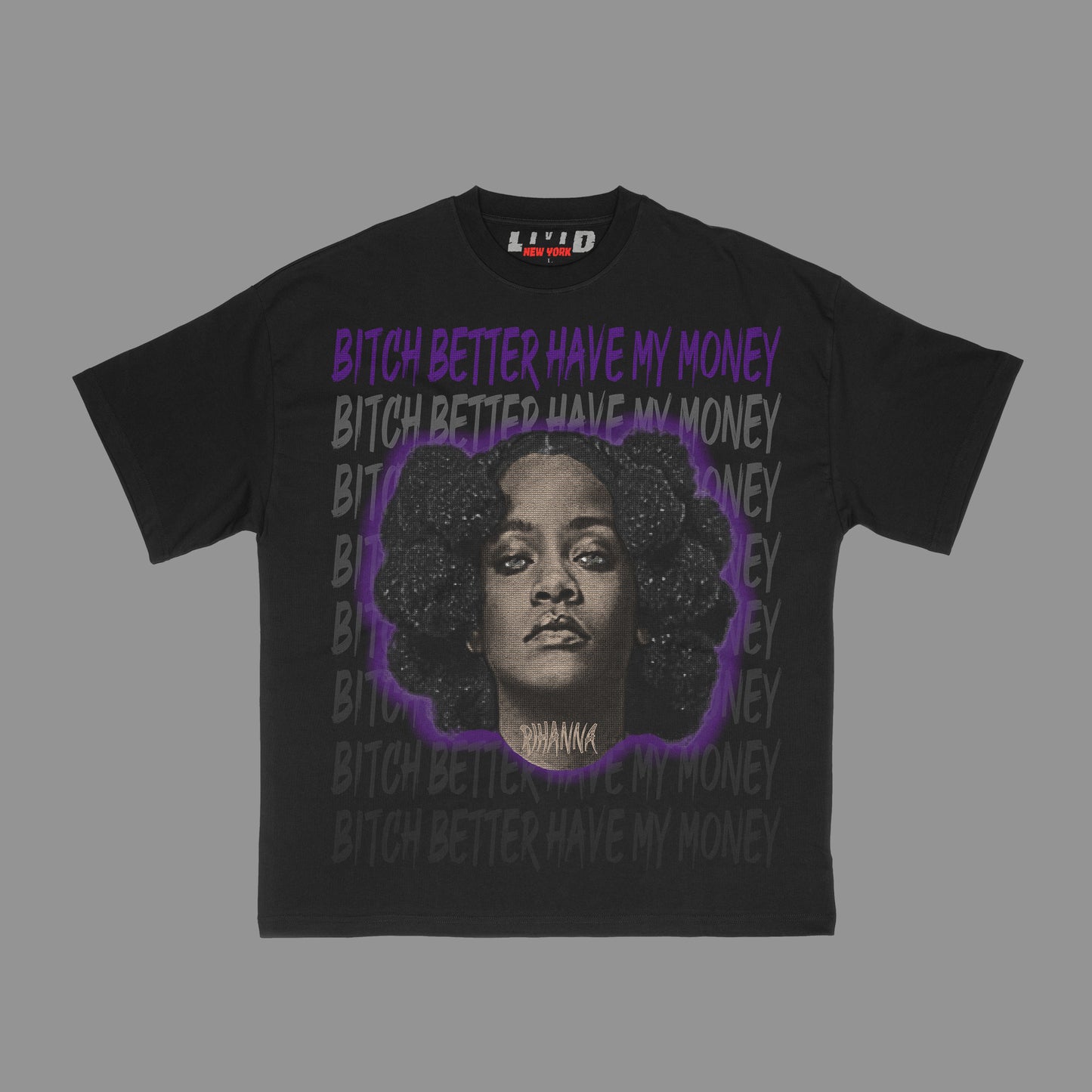 Rihanna v2 Tee Black (5 colors)