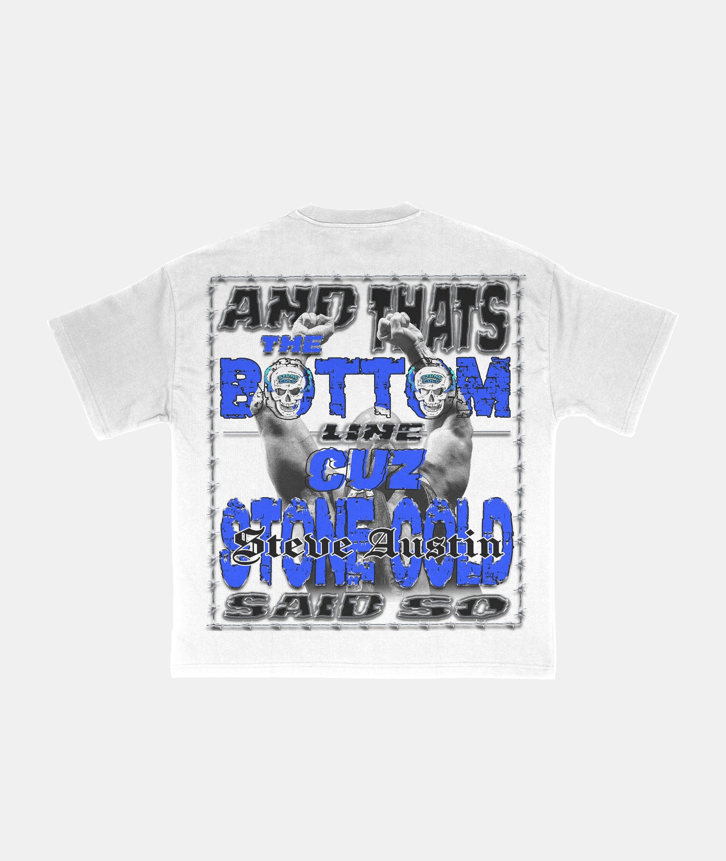 DTA Tee (white/royal)