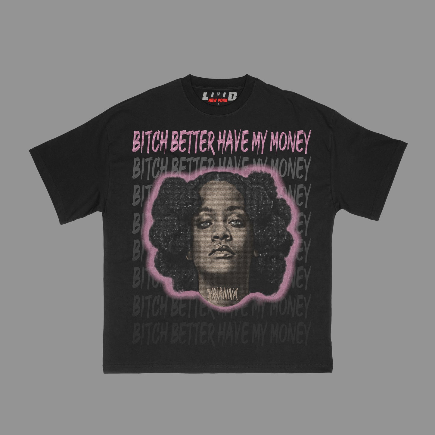 Rihanna v2 Tee Black (5 colors)