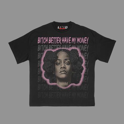 Rihanna v2 Tee Black (5 colors)