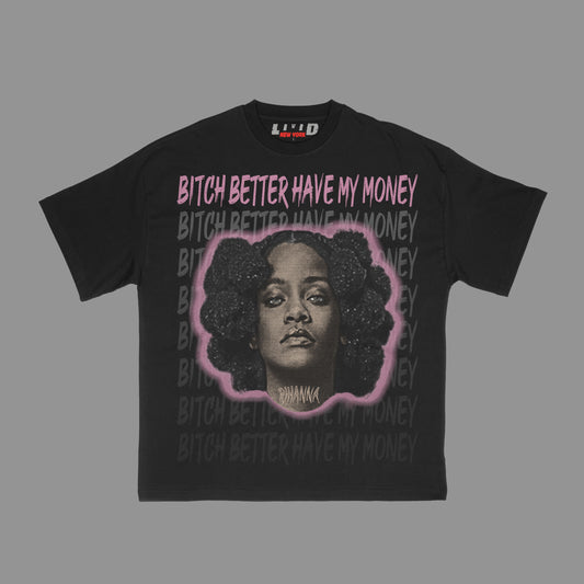 Rihanna v2 Tee Black (5 colors)