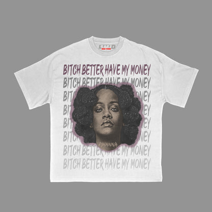 Rihanna v2 Tee White (5 colors)