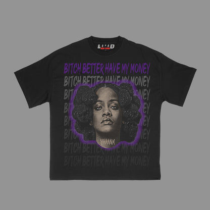 Rihanna v2 Tee Black (5 colors)