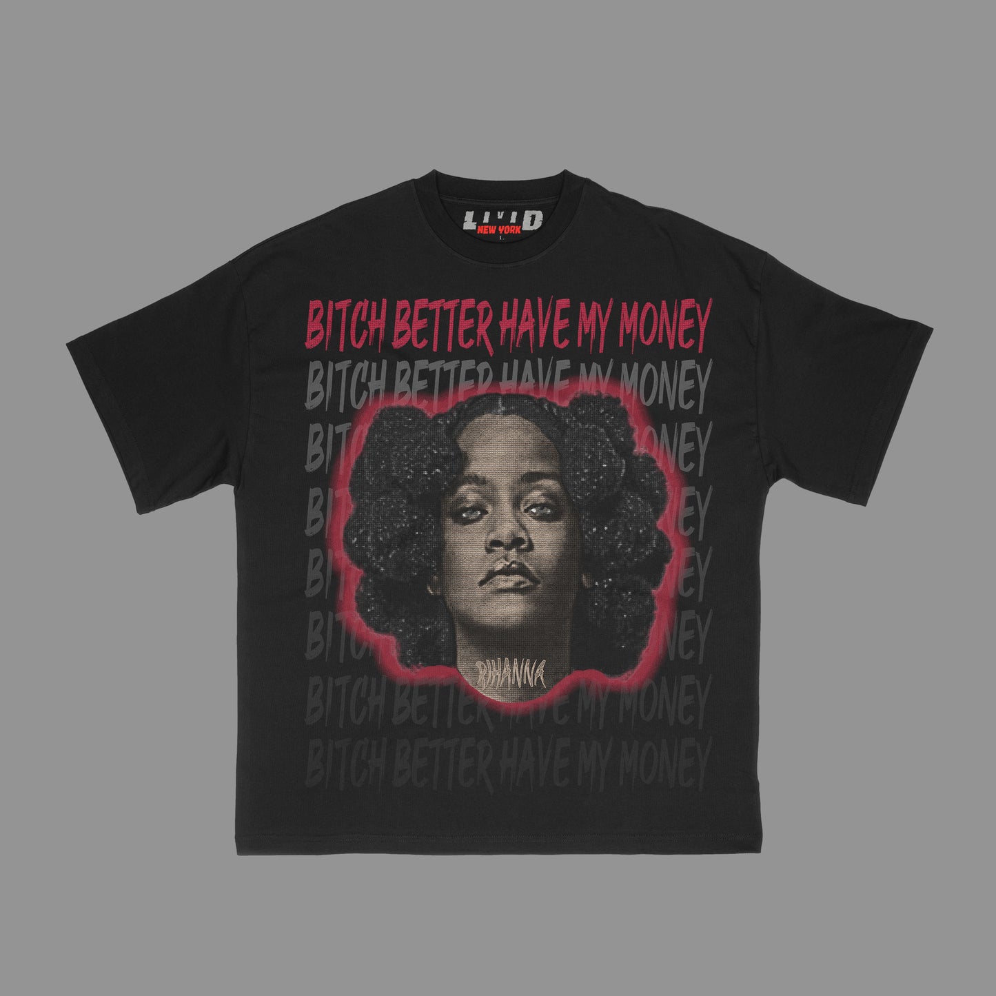 Rihanna v2 Tee Black (5 colors)