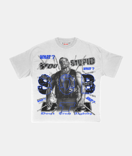 DTA Tee (white/royal)